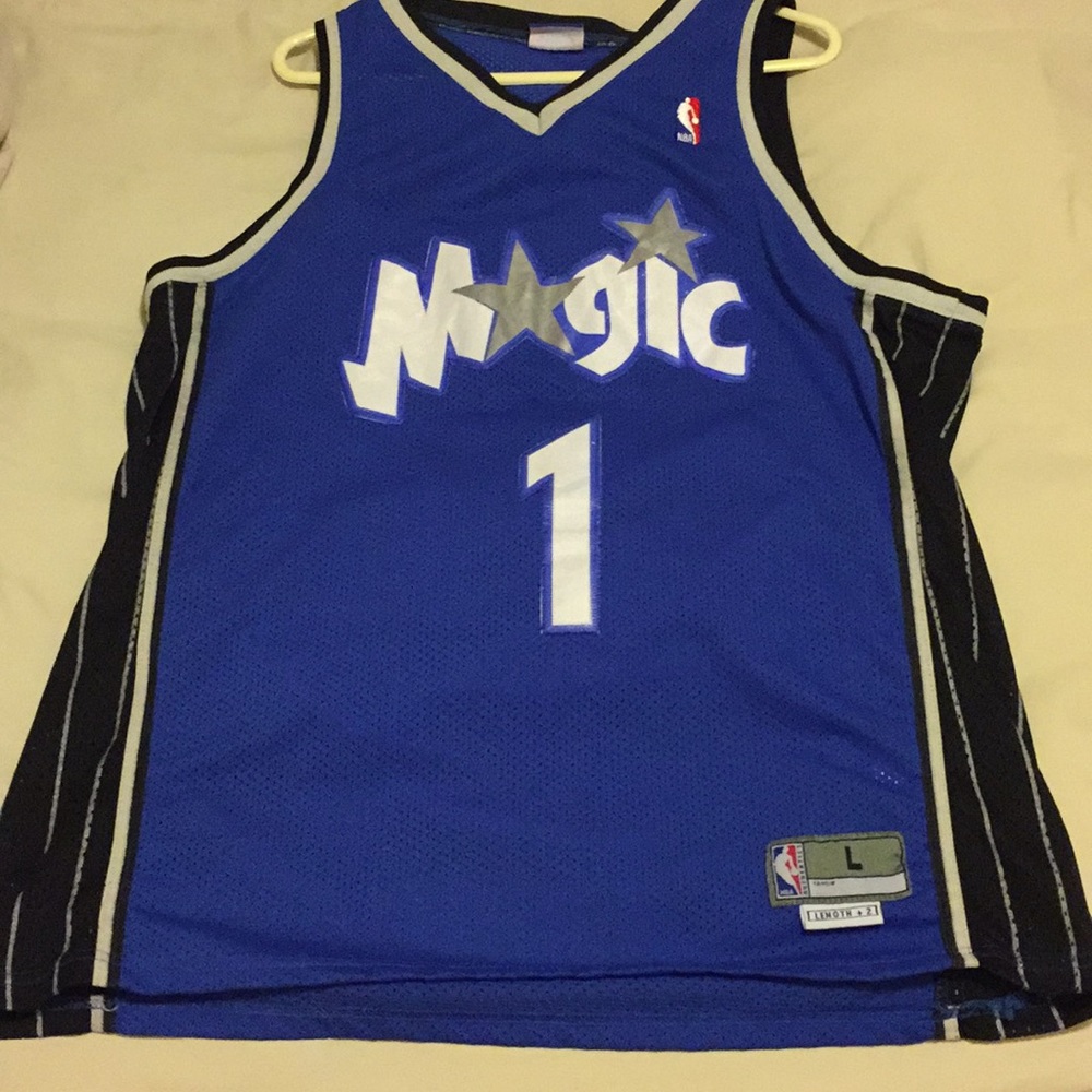 Orlando magic tracy McGrady Jersey sz L +2in lengt